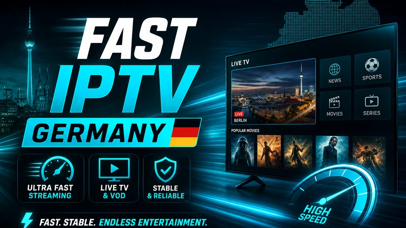 Schnelles IPTV Deutschland 2026